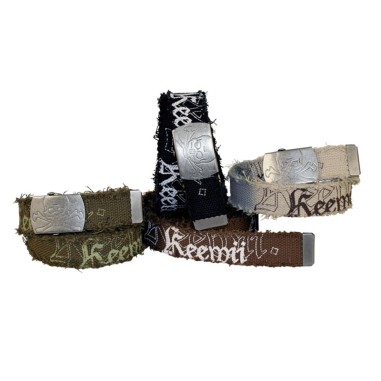 CEINTURE SANGLE COTON KEEWII KAKI