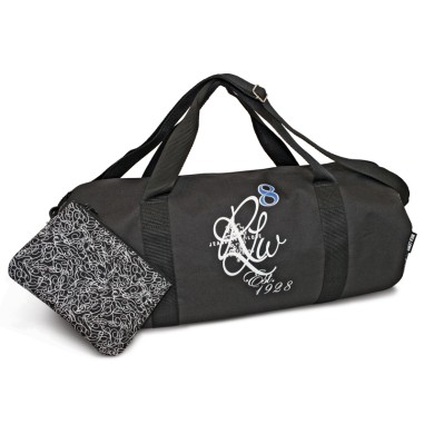 SAC TEXTILE NOIR POLOCHON + POCHETTE