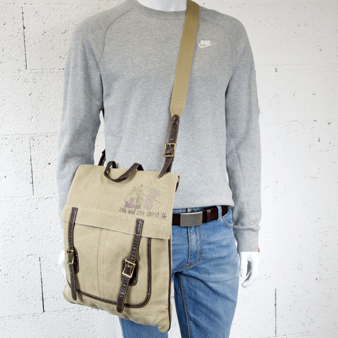 Besace textile Zap & Zen