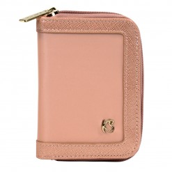 PORTEFEUILLE 2 VOLETS ZIP+PRESSION