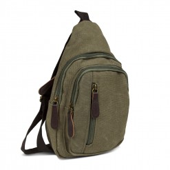 Sacoche Holster Homme Textile. kaki