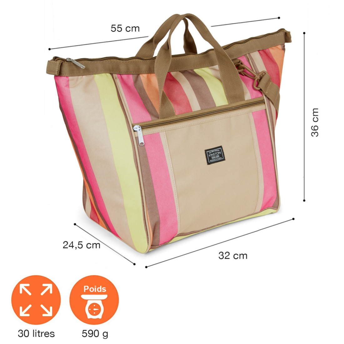 SAC ISOTHERME RAYE MOYEN MODELE