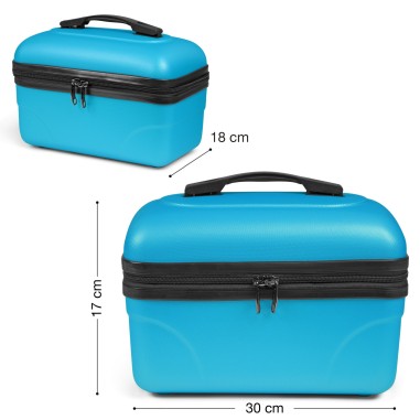 VANITY RIGIDE BLEU PETIT MODELE