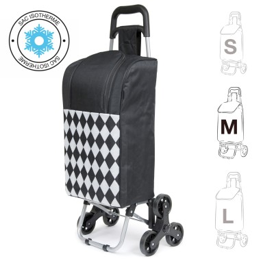 CHARIOT DE COURSE ISOTHERME TEXTILE
