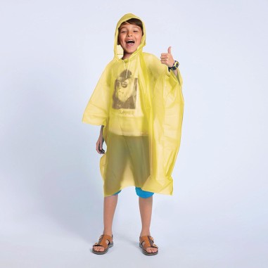 PONCHO - CAPE DE PLUIE ENFANTS / JAUNE