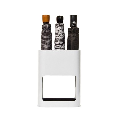 Porte-parapluie blanc pour 4 parapluies