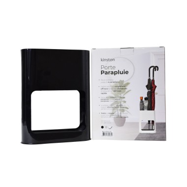Porte-parapluie noir pour 4 parapluies