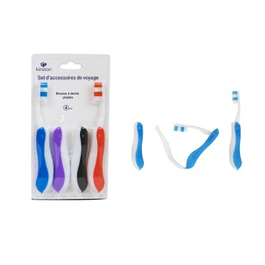 ENSEMBLE 4 BROSSES A DENT PLIABLE CLASSIQUE