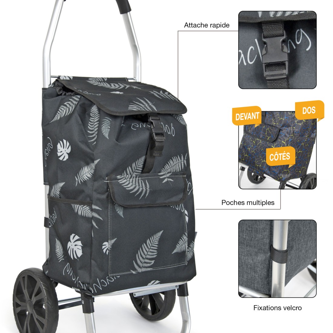 CHARIOT DE COURSE TEXTILE