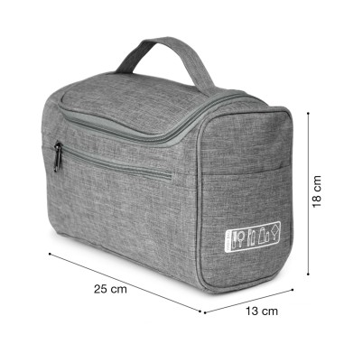 Vanity- trousse de toilette à pendre - gris chiné