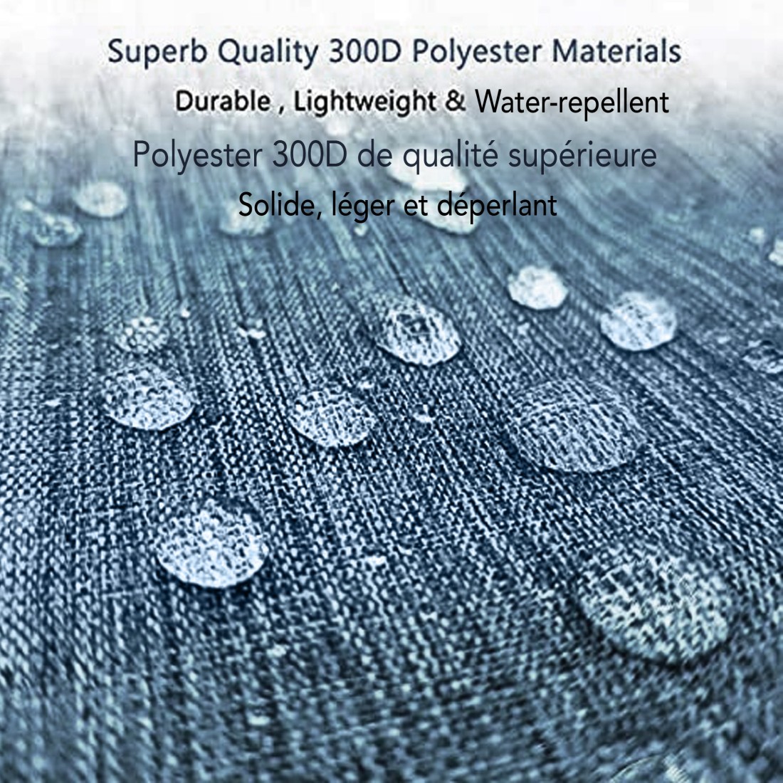 Vanity- trousse de toilette à pendre -bleu chiné