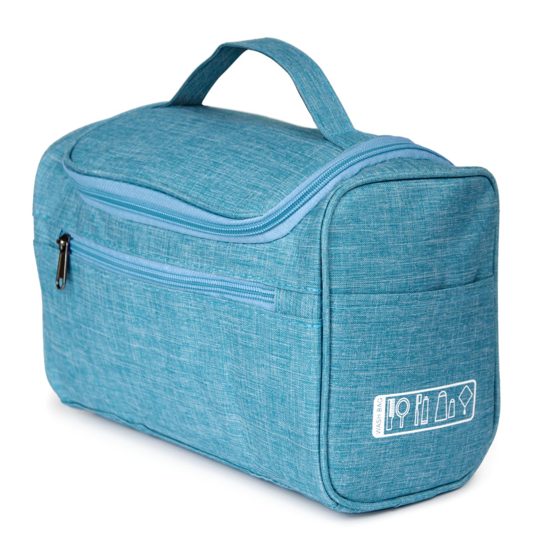 Vanity- trousse de toilette à pendre - bleu ciel