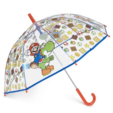 PARAPLUIE TRANSPARENT MARIO