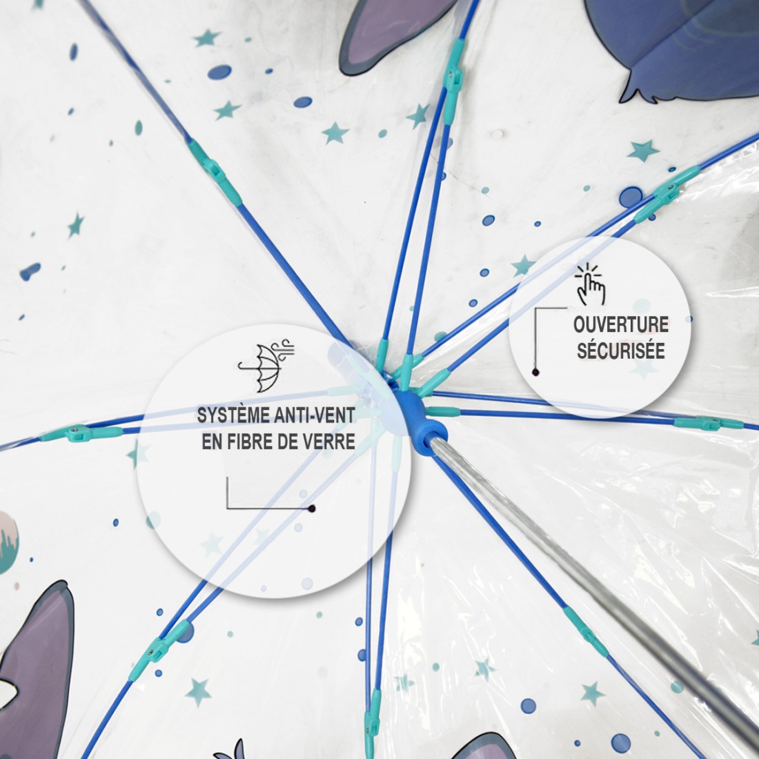 PARAPLUIE TRANSPARENT STITCH