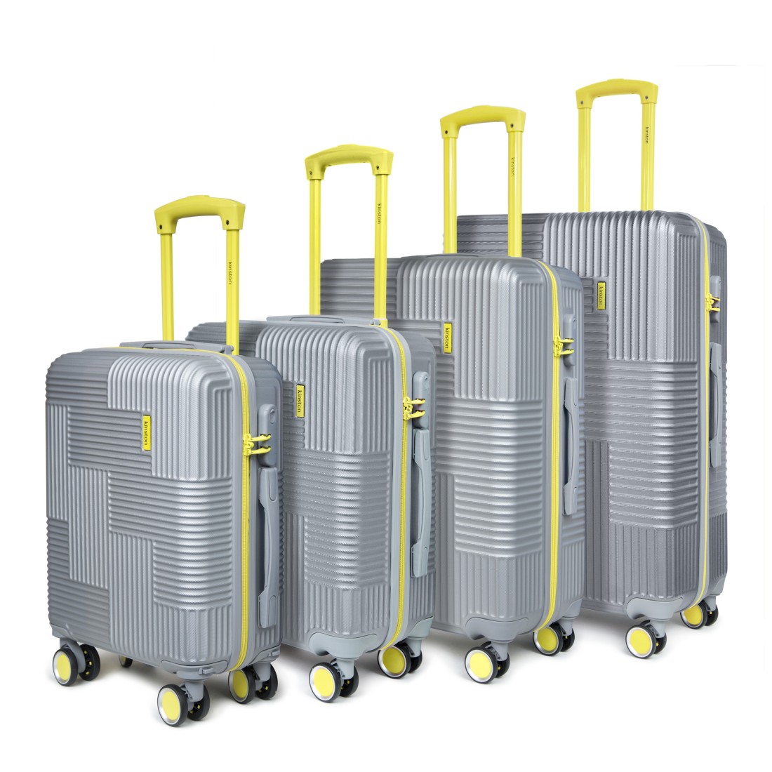SET DE 4 VALISES ABS BICOLORE