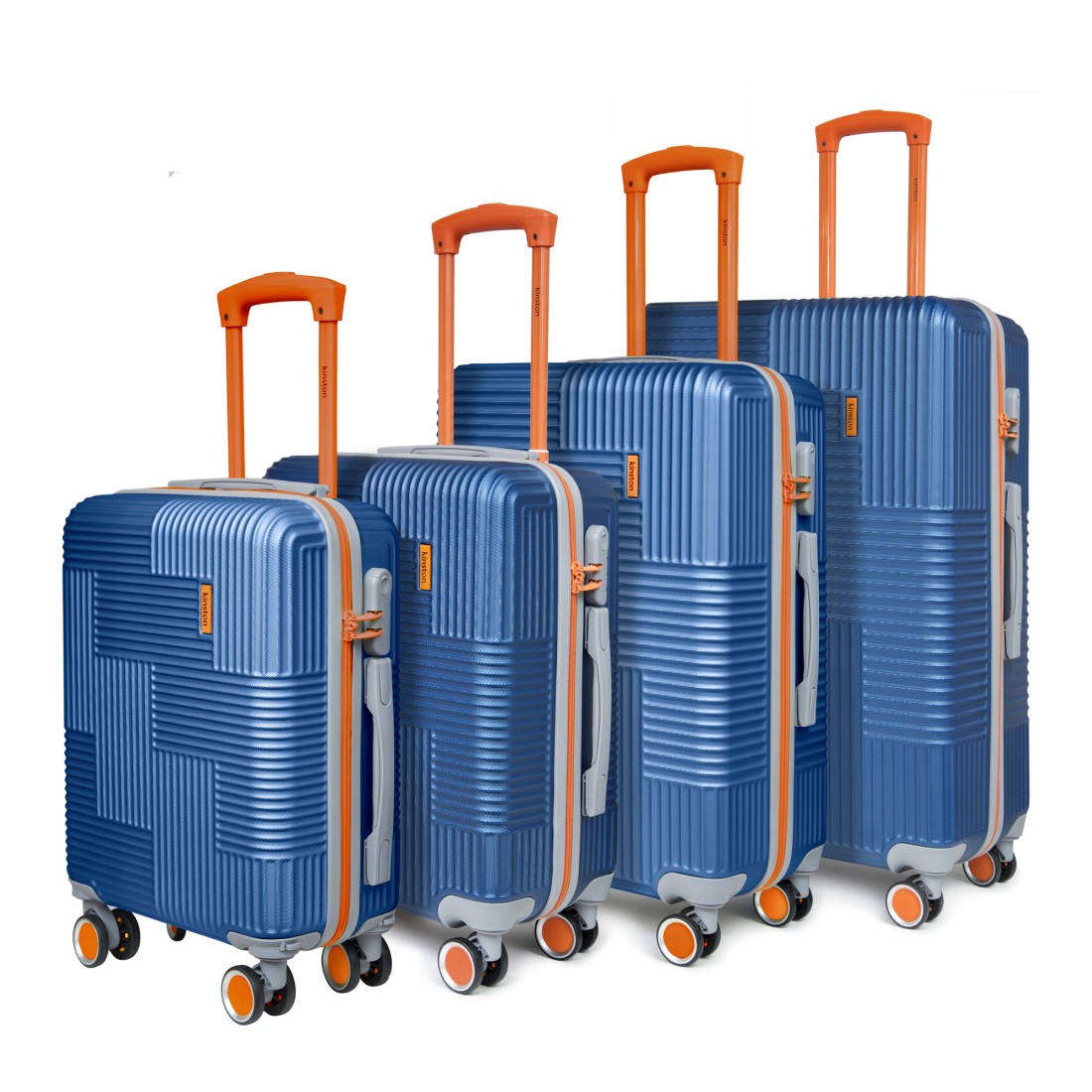 SET DE 4 VALISES ABS BICOLORE