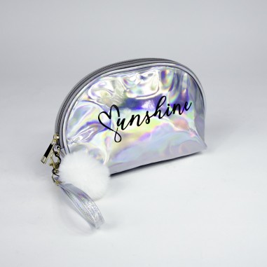 Trousse toilette argent