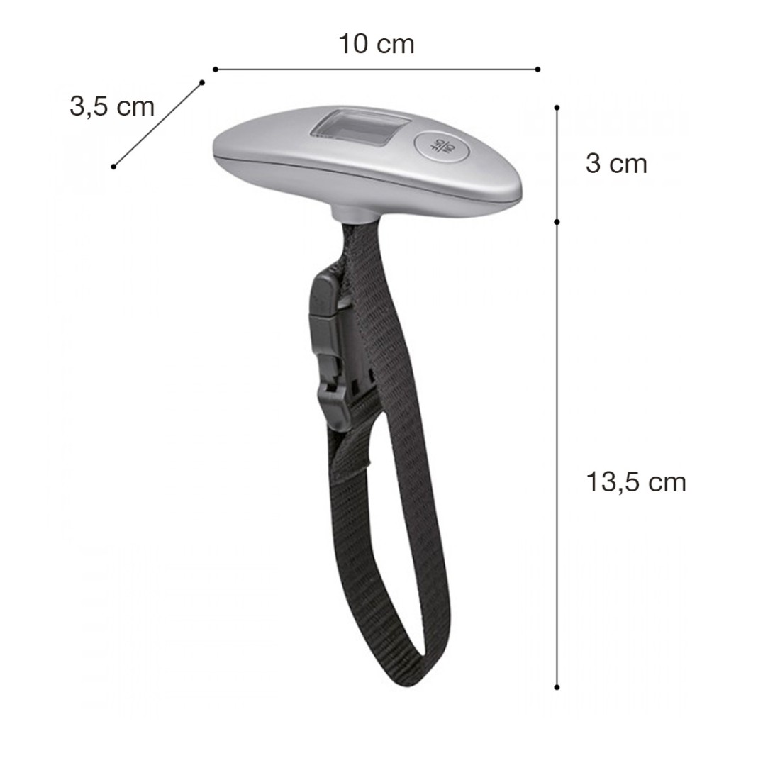 Pèse bagage coloris ass digital - 40 kg couleurs assorties