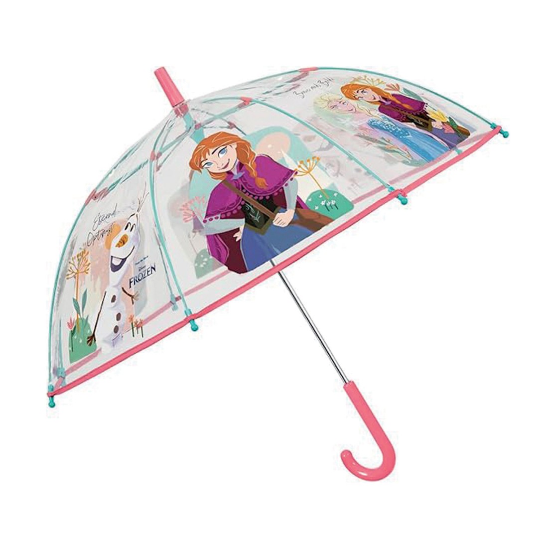 PARAPLUIE ENFANT TRANSPARENT REINE DES NEIGES 2