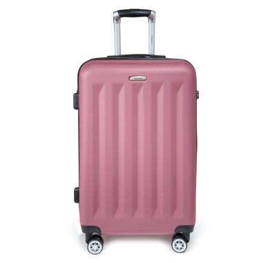 Moscou - Set de 3 valises rigides coque ABS Rose