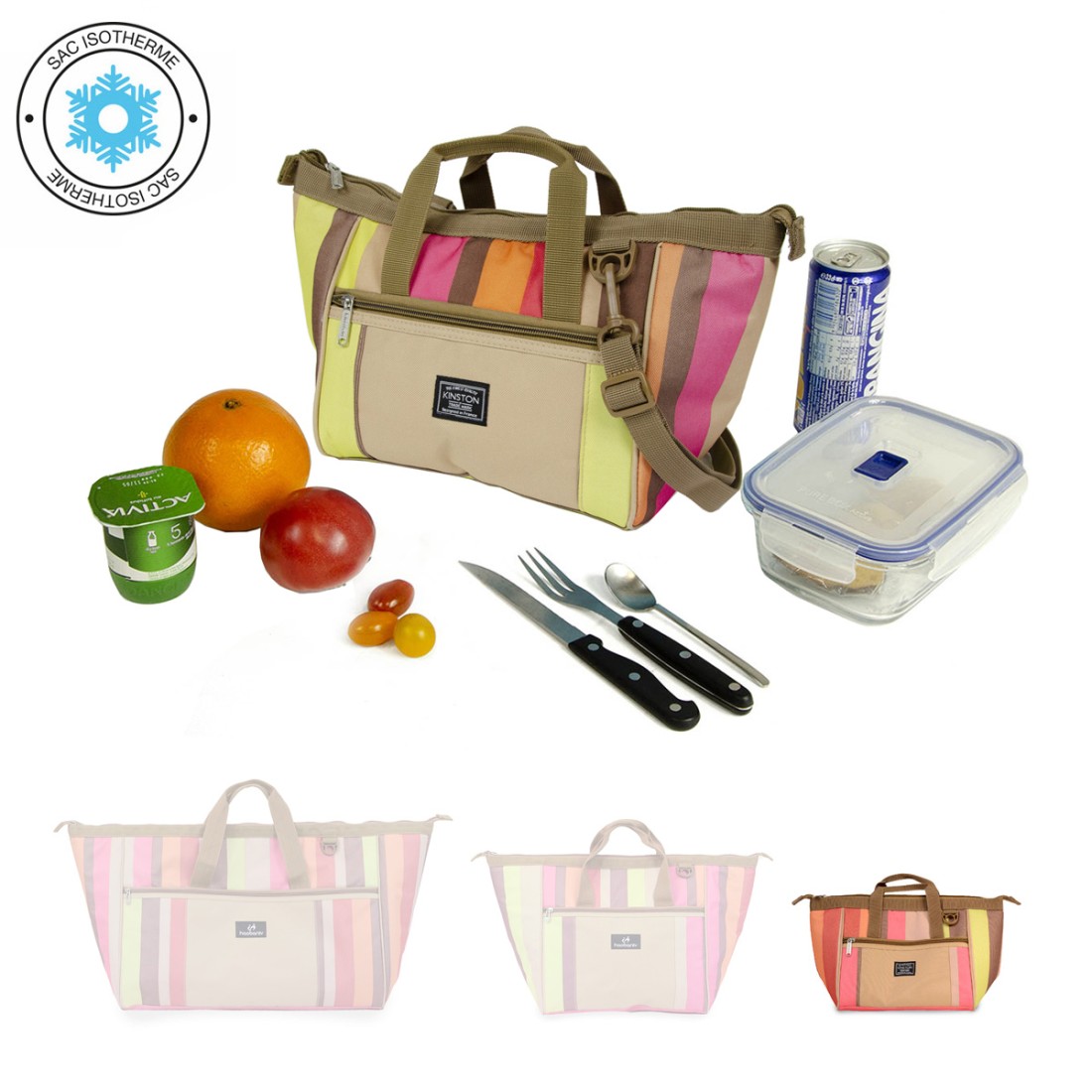 SAC ISOTHERME RAYE PETIT MODELE