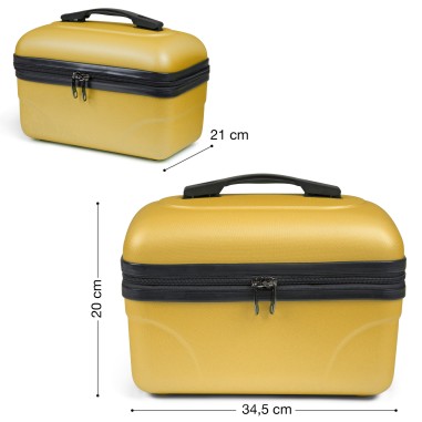 VANITY RIGIDE JAUNE GRAND MODELE