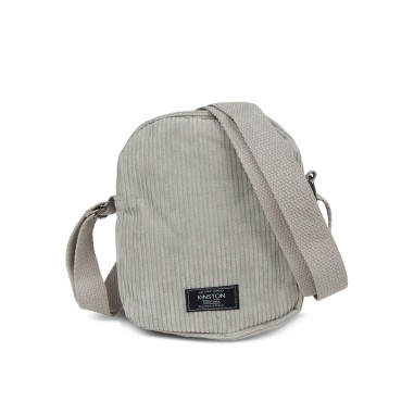 SACOCHE TEXTILE BANDOULIERE GRIS