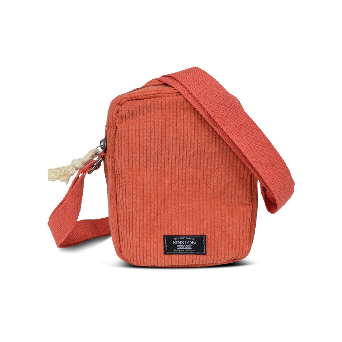 SACOCHE TEXTILE BANDOULIERE ORANGE