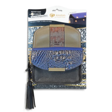 MINAUDIERE 2 RABATS INTERCHANGEABLES  PRESENTATION CINTRE