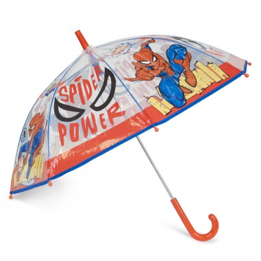 PARAPLUIE ENFANT SPIDERMAN TRANSPARENT