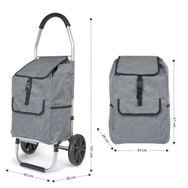 CHARIOT DE COURSE TEXTILE