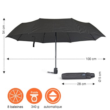 PARAPLUIE OUVERTURE ET FERMETURE AUTOMATIQUE