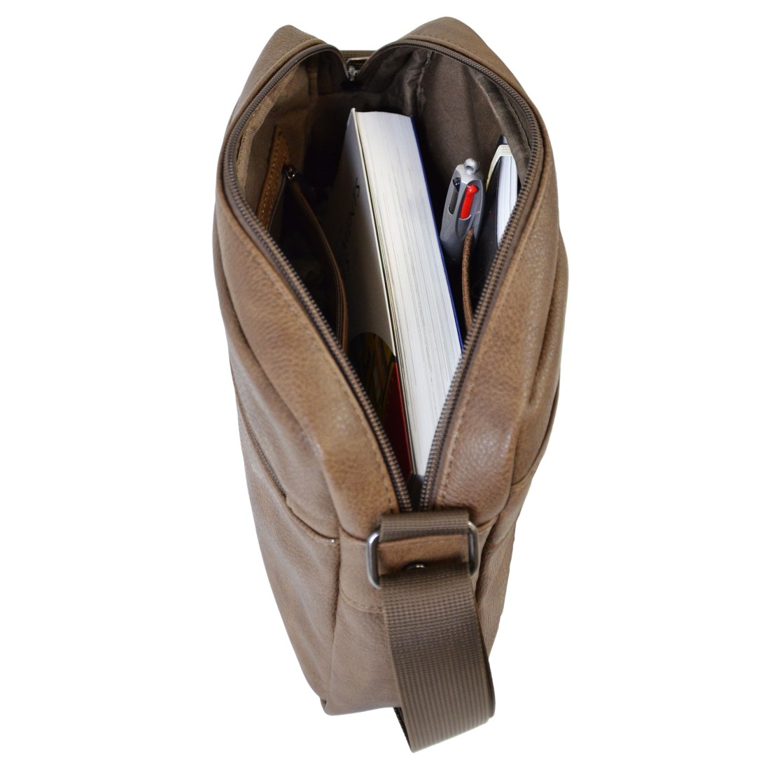 Nathan - Petite sacoche marron Homme 