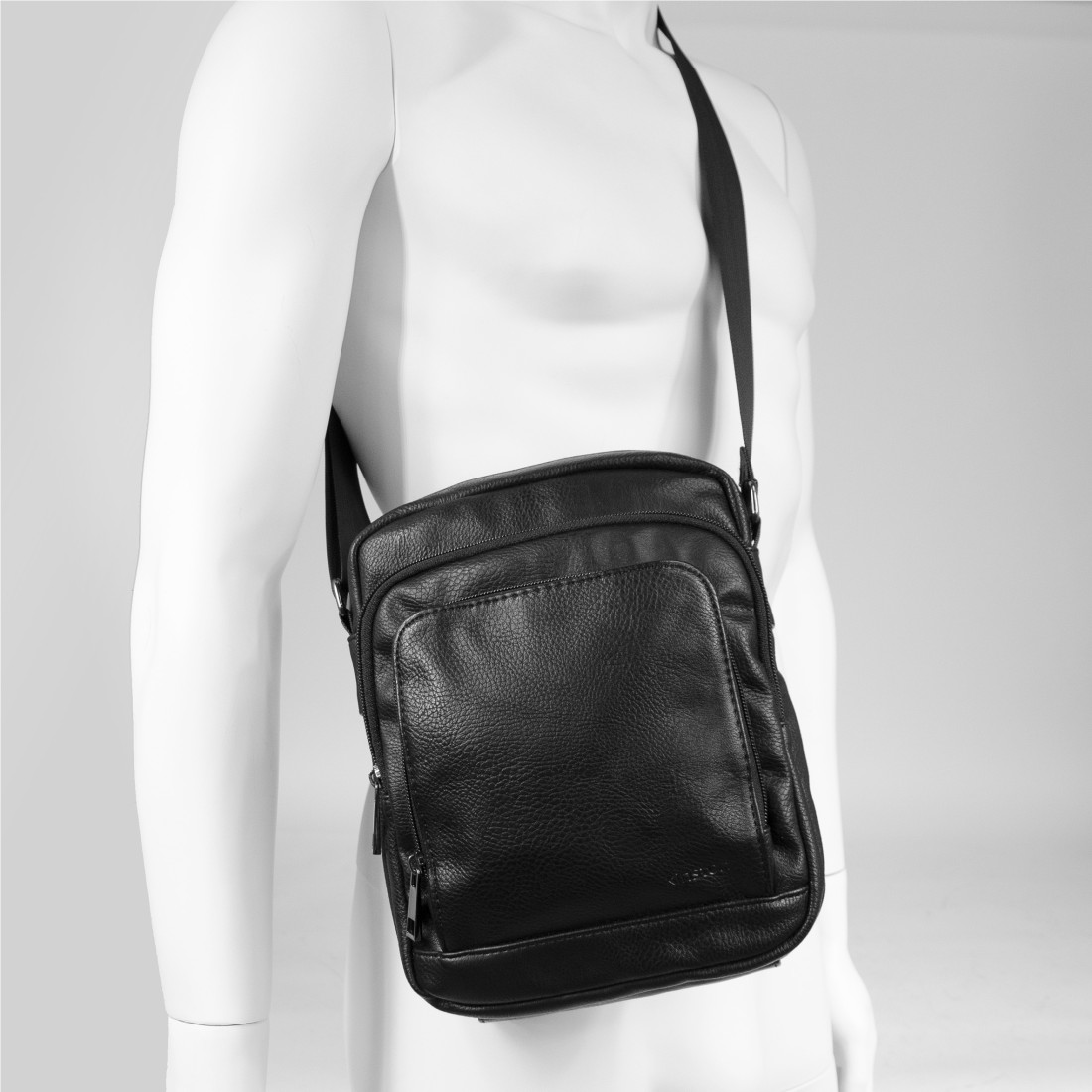 Nael - Sacoche Urban Chic Noire pour Homme 