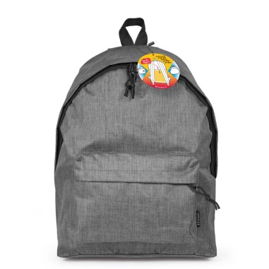 Sac à dos unisexe en Textile gris de marque Kinston