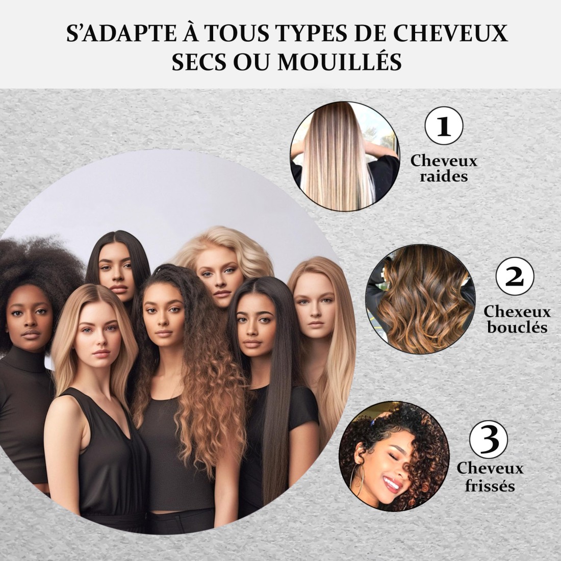 Brosse à cheveux démêlante