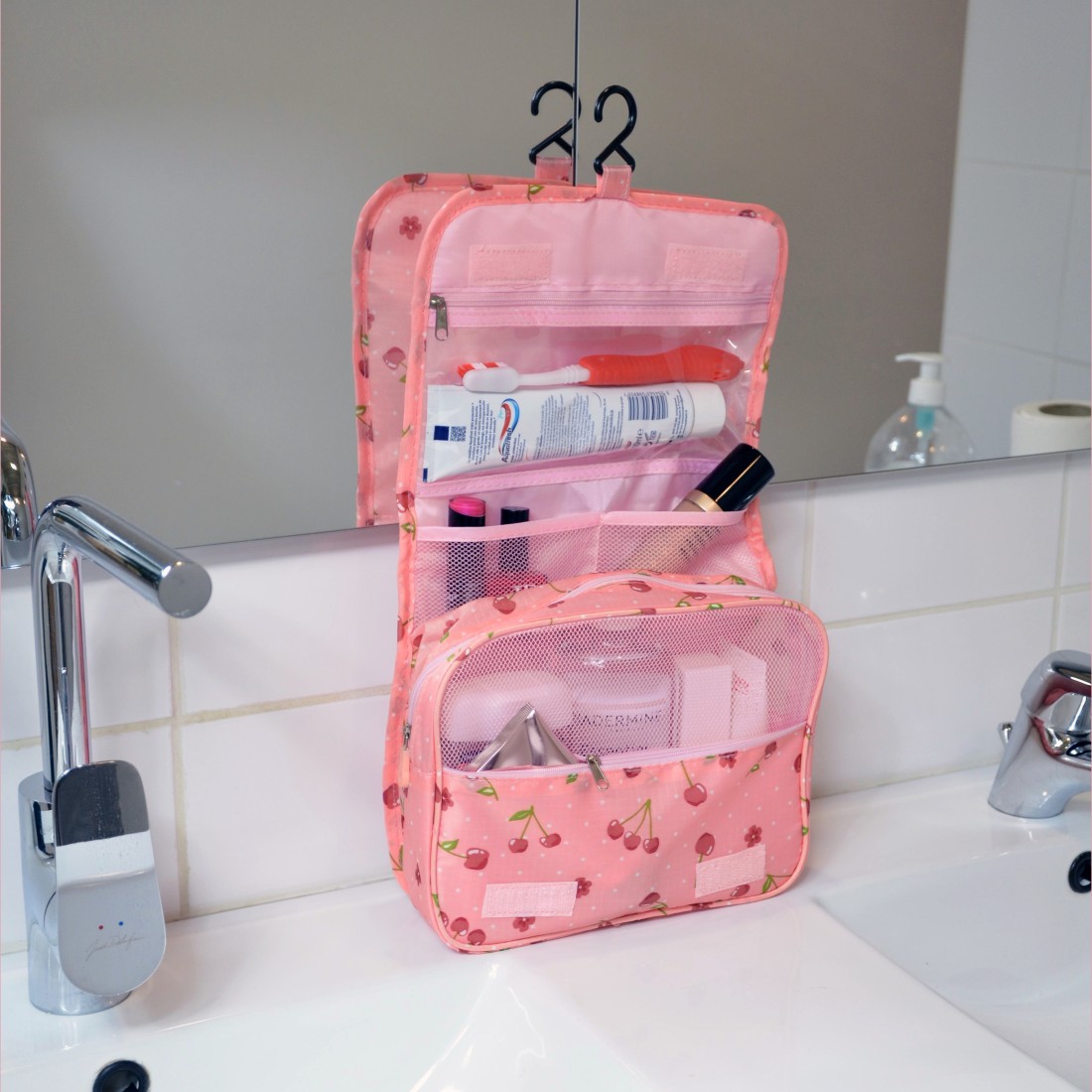 TROUSSE DE TOILETTE TEXTILE