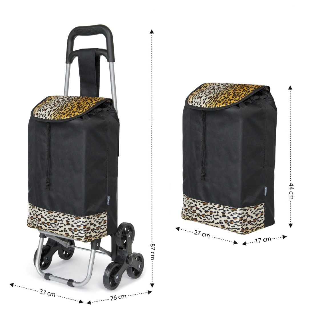 Jungle Power - Motif Léopard - Chariot de course Extra light