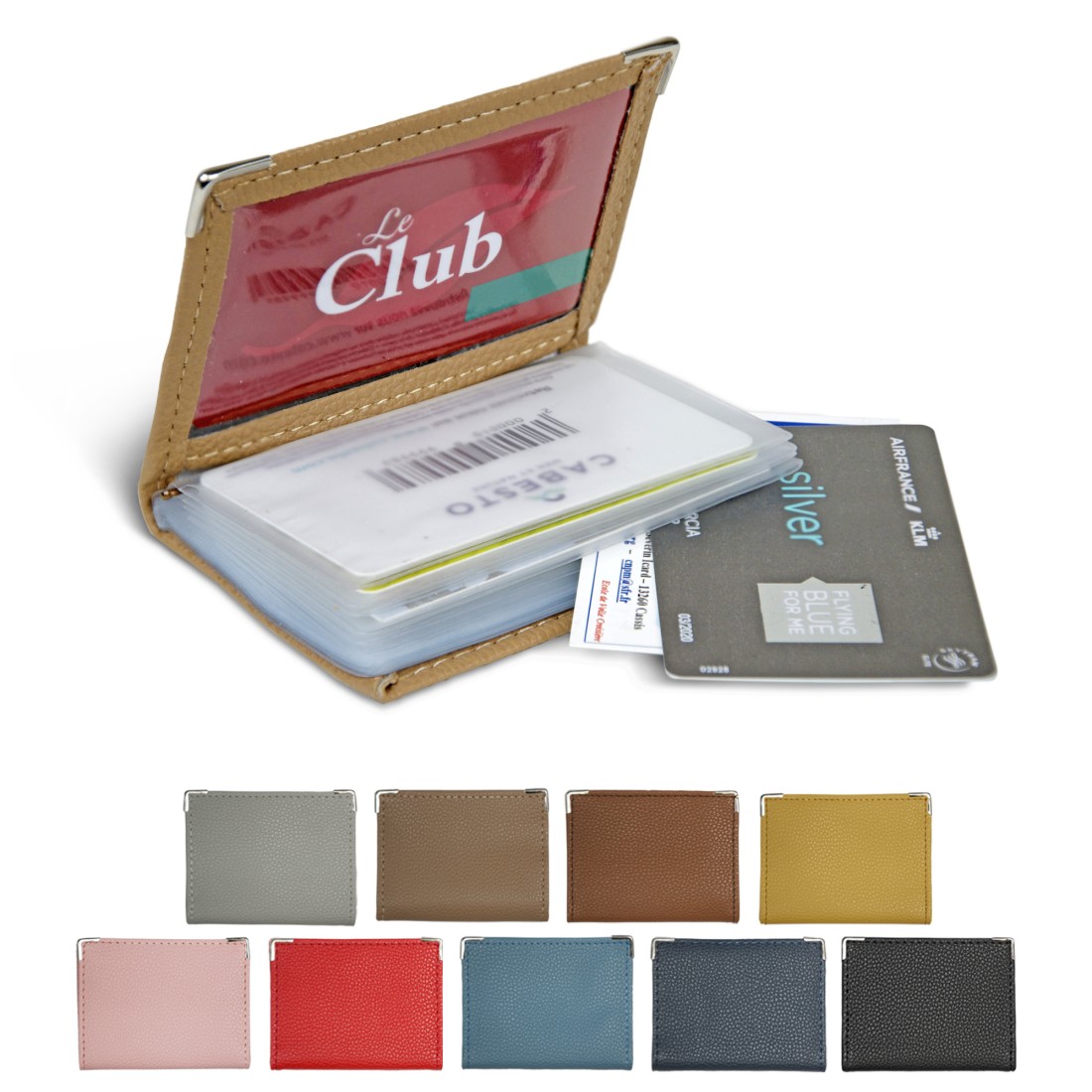 PORTE CARTE COINS PROTEGES