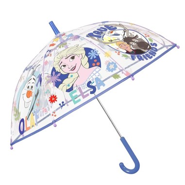PARAPLUIE TRANSPARENT REINE DES NEIGE