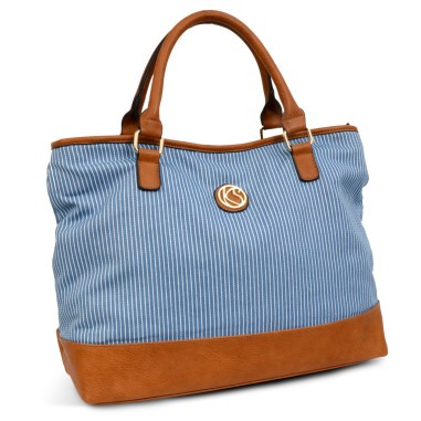 001 - SAC SHOPPING TEXTILE PORTEE TRAVERS BANDOULIERE REGLABLE 