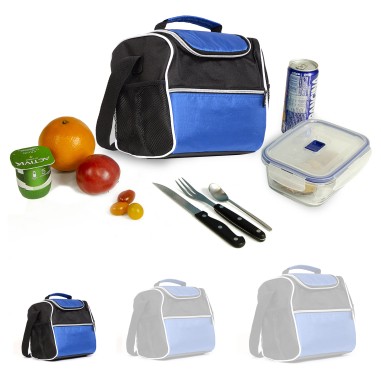 Take Away - Sac Repac isotherme Noir & Bleu - Petit modèle