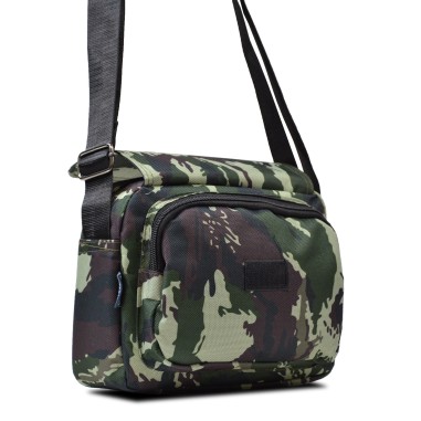 Sacoche Reporter Homme Textile Camouflage