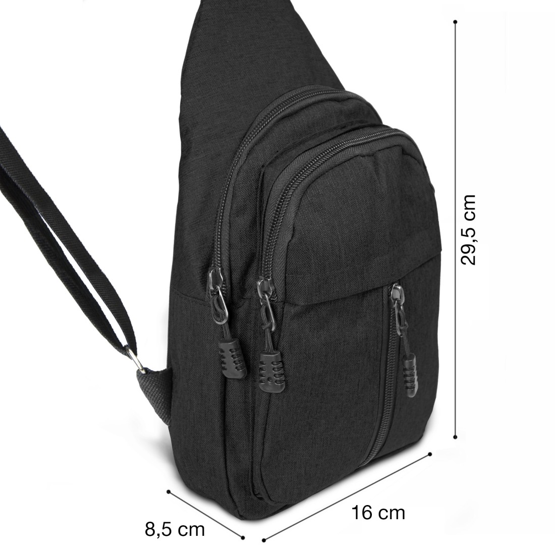 Sacoche Holster Homme Noir