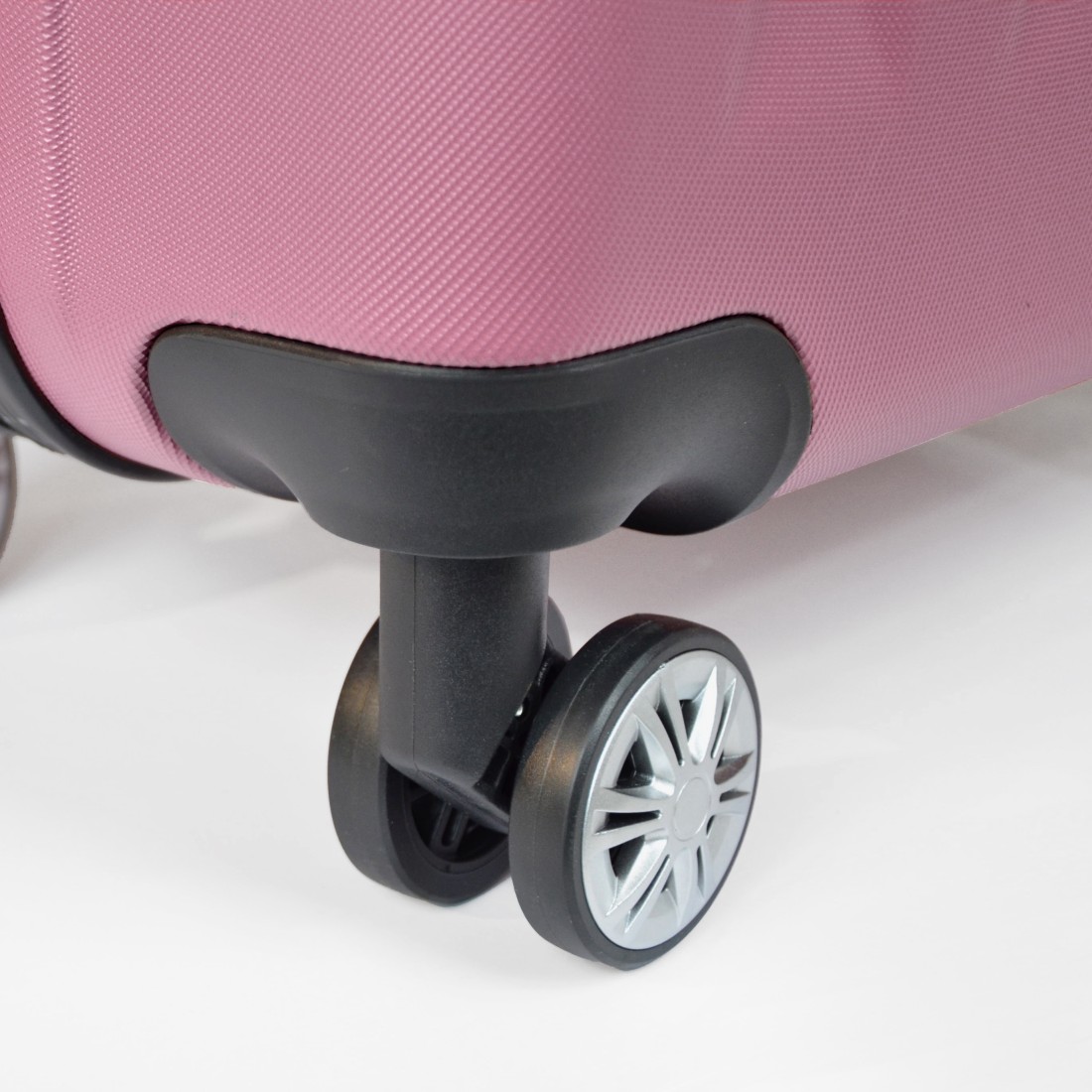 Moscou - Set de 3 valises rigides coque ABS Rose