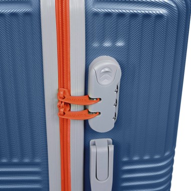 SET DE 4 VALISES ABS BICOLORE