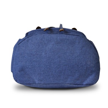 Sac à dos en textile vintage Bleu