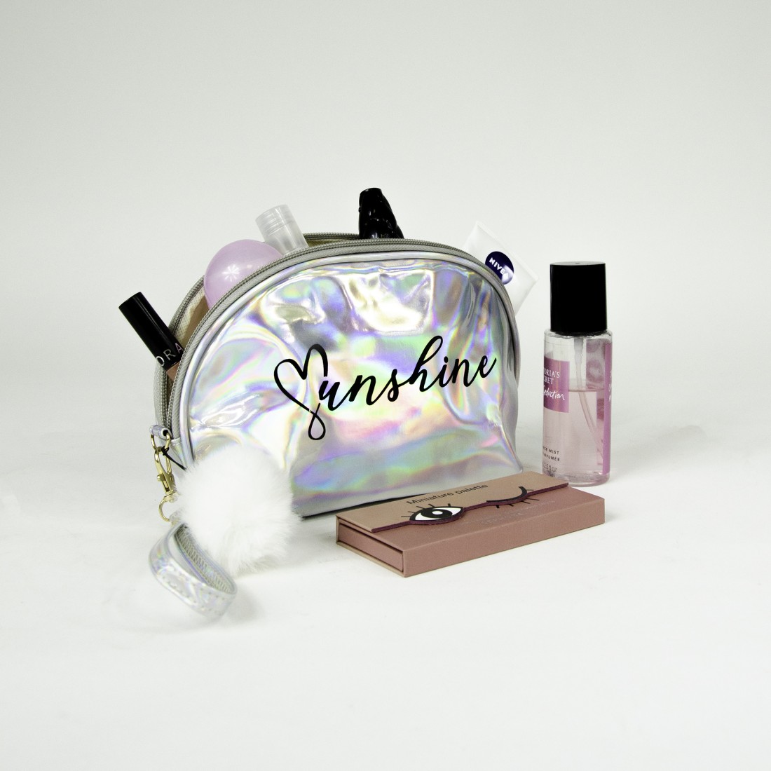 Trousse toilette argent