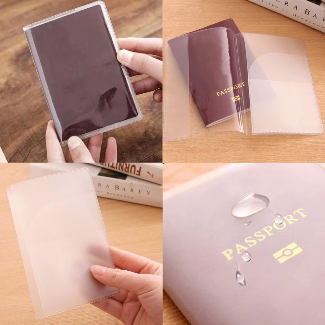 PROTEGE PASSEPORT TRANSPARENT