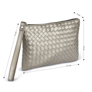 Trousse multi-usage en Simili Tressé - Assortiments de 6 coloris